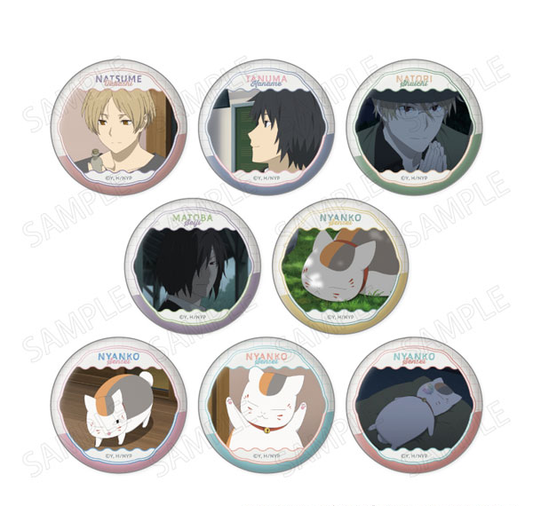 XEBEC Natsume Yuujinchou Tin Badge Collection 8Pack BOX 圖片 1