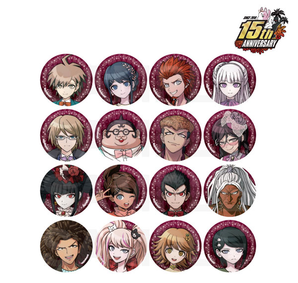KADOKAWA Danganronpa Series 15th Anniversary Attire Tin Badge Vol.1 BOX Bild 1