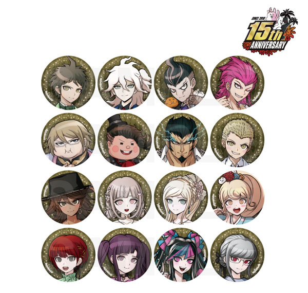 KADOKAWA Danganronpa Series 15th Anniversary Attire Tin Badge Vol.2 BOX