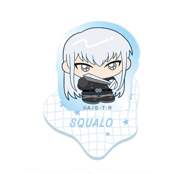 Ensky TV Anime "Reborn!" Puimaru Acrylic Stand 8. Superbi Squalo hình ảnh 1