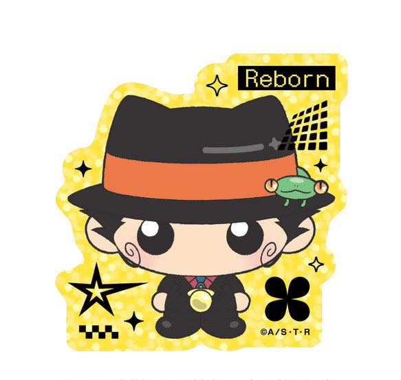 Ensky TV Anime "Reborn!" Puimaru Shiny Sticker 1. Reborn