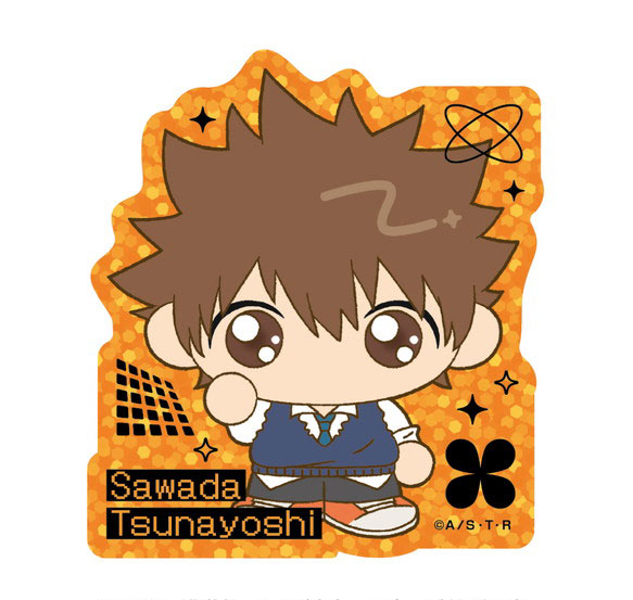 Ensky TV Anime "Reborn!" Puimaru Shiny Sticker 2. Tsunayoshi Sawada