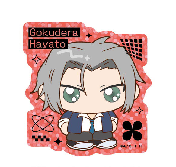 Ensky TV Anime "Reborn!" Puimaru Shiny Sticker 3. Hayato Gokudera