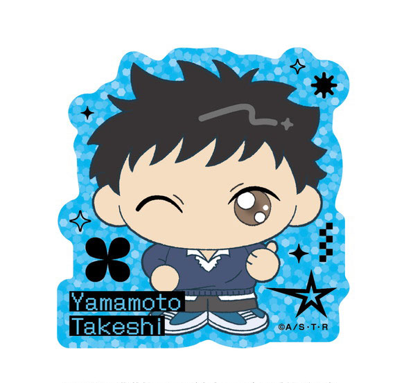 Ensky TV Anime "Reborn!" Puimaru Shiny Sticker 4. Takeshi Yamamoto hình ảnh 1