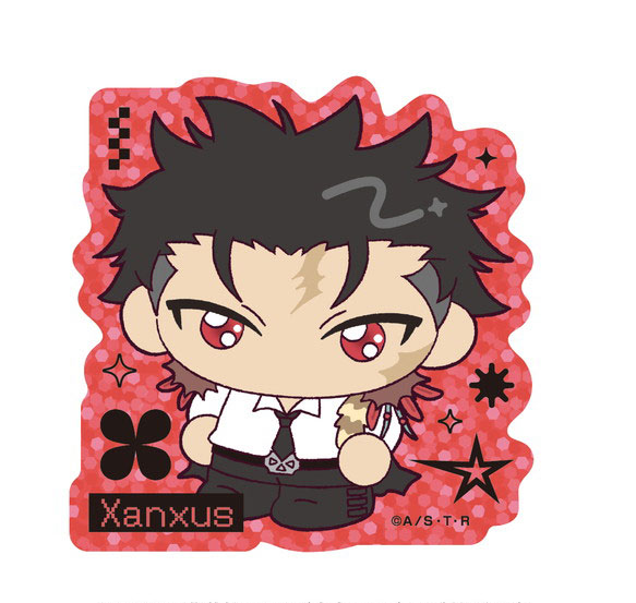 Ensky TV Anime "Reborn!" Puimaru Shiny Sticker 7. XANXUS