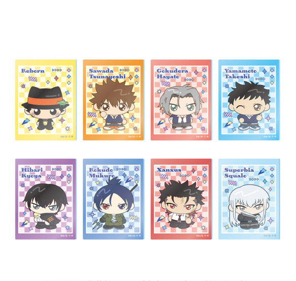 Ensky TV Anime "Reborn!" Puimaru Acrylic Card Collection 8Pack BOX hình ảnh 1