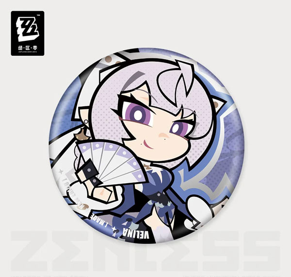 miHoYo Zenless Zone Zero Eridu Series Chibi Tin Badge Velina