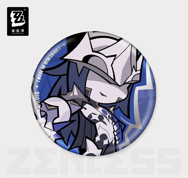 miHoYo Zenless Zone Zero Eridu Series Chibi Tin Badge Pyrois