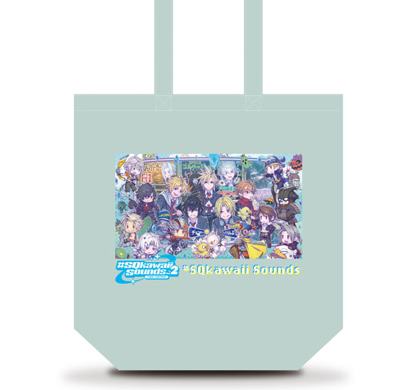 Square Enix #SQkawaii Sounds -FINAL FANTASY- Vol. 2 Tote Bag Mint Green