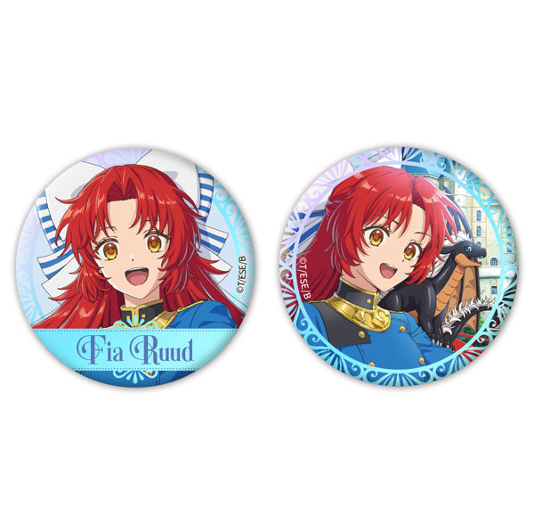 ATFES TV Anime "Tensei shita Daiseijo wa, Seijo de Aru koto o Hitakakusu" Aurora Tin Badge 2pcs. Set Fia Ruud hình ảnh 1