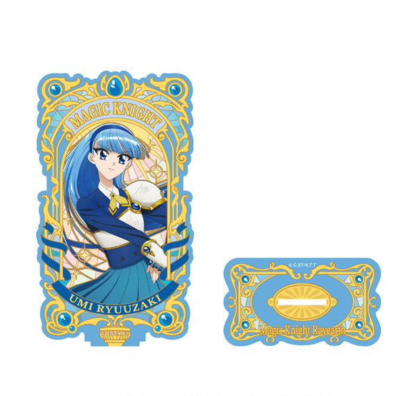 Ensky Magic Knight Rayearth Stained Glass-style Acrylic Stand (2) Umi Ryuuzaki รูปภาพ 1