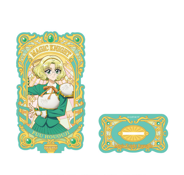 Ensky Magic Knight Rayearth Stained Glass-style Acrylic Stand (3) Fuu Hououji Bild 1