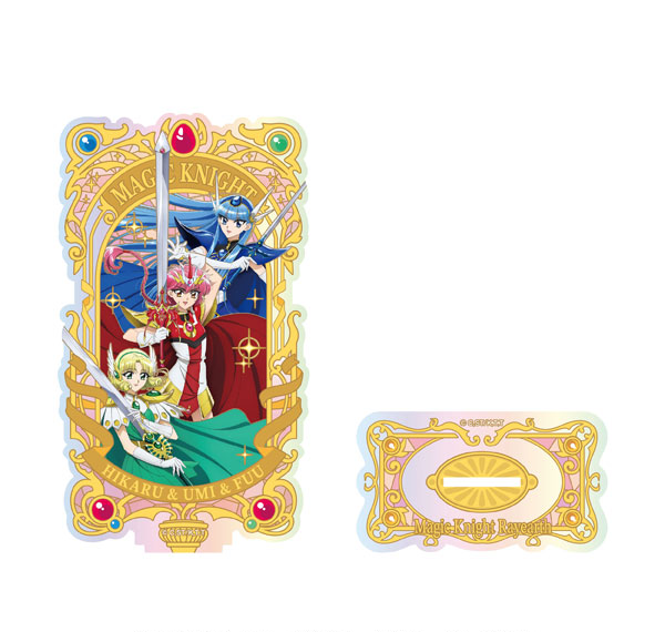Ensky Magic Knight Rayearth Stained Glass-style Acrylic Stand (4) Magic Knight