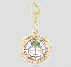 Ensky Movie Doraemon: Nobita's Steam-Powered Time Machine Acrylic Keychain รูปภาพ 1