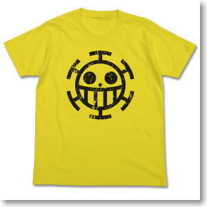 Cospa One Piece Pirate of Heart T-Shirt Yellow XL (Anime Toy)