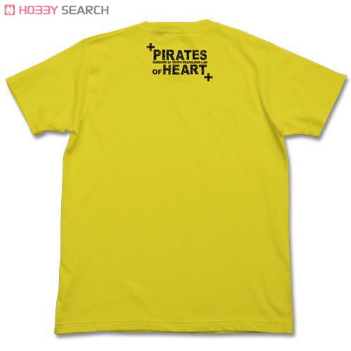 Cospa One Piece Pirate of Heart T-Shirt Yellow XL (Anime Toy) image 3