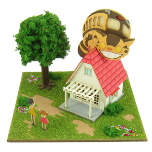 Sankei [Miniatuart] Studio Ghibli Mini : My Neighbor Totoro Kusakabeke to Catbus (Assemble kit) (Railway Related Items)