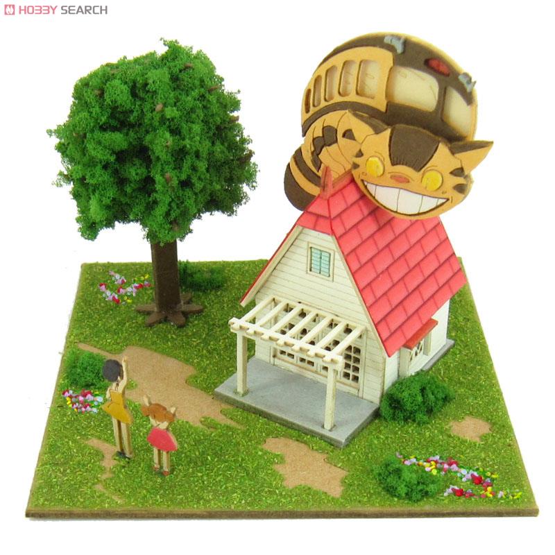 Sankei [Miniatuart] Studio Ghibli Mini : My Neighbor Totoro Kusakabeke to Catbus (Assemble kit) (Railway Related Items) 圖片 3