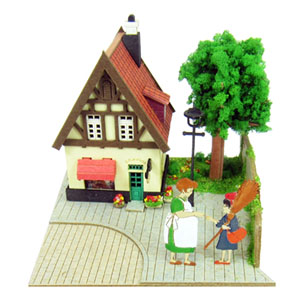 Sankei [Miniatuart] Studio Ghibli Mini : Kiki`s Delivery Service - Osono &amp; Kiki (Assemble kit) (Railway Related Items)