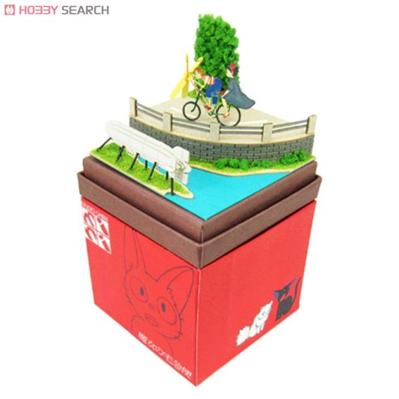 Sankei [Miniatuart] Studio Ghibli Mini : Kiki`s Delivery Service - Tombo with Propeller Bicycle (Assemble kit) (Railway Related Items) Bild 3
