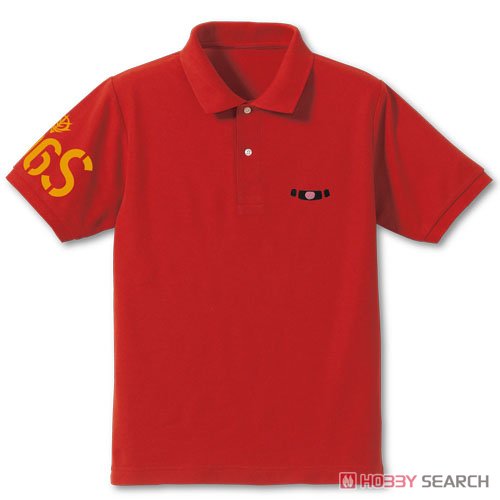 Cospa Mobile Suit Gundam Char Zaku Mono-Eye Embroidery Polo-shirt Led L (Anime Toy) image 2