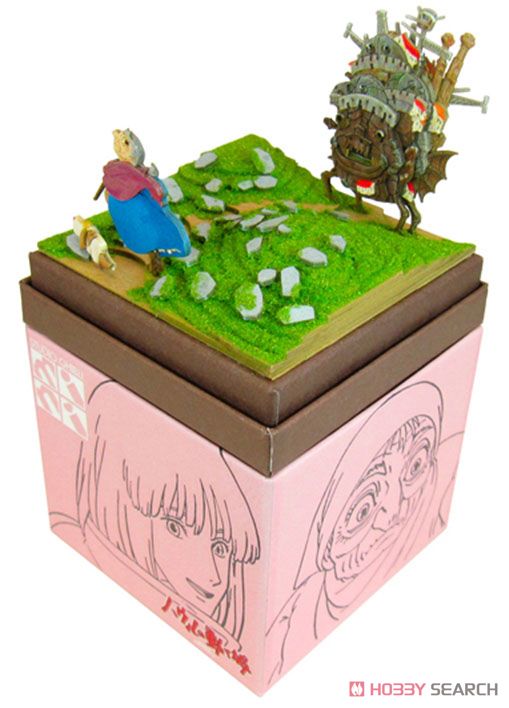 Sankei [Miniatuart] Studio Ghibli Mini: `Howl`s Moving Castle` Howl`s Castle &amp; Sophie (Unassembled Kit) (Railway Related Items) Bild 3