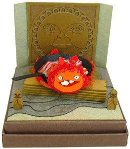 Sankei [Miniatuart] Studio Ghibli Mini: `Howl`s Moving Castle` Calcifer &amp; Bacon Egg (Unassembled Kit) (Railway Related Items)