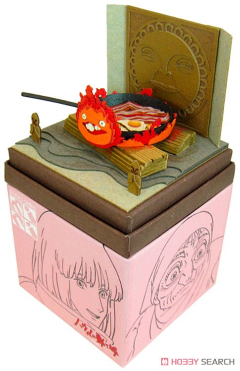 Sankei [Miniatuart] Studio Ghibli Mini: `Howl`s Moving Castle` Calcifer &amp; Bacon Egg (Unassembled Kit) (Railway Related Items) Bild 3