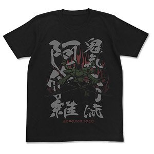 Cospa One Piece Kiki Kyutouryu Ashura T-Shirt Black L (Anime Toy)