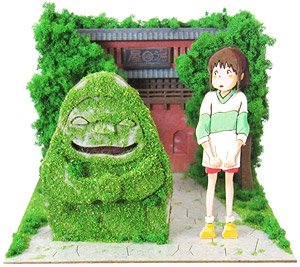 Sankei [Miniatuart] Studio Ghibli Mini : Spirited Away Chihiro &amp; Sekijin (Assemble kit) (Railway Related Items)