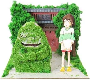 Sankei [Miniatuart] Studio Ghibli Mini : Spirited Away Chihiro &amp; Sekijin (Assemble kit) (Railway Related Items) รูปภาพ 1