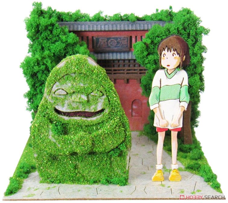 Sankei [Miniatuart] Studio Ghibli Mini : Spirited Away Chihiro &amp; Sekijin (Assemble kit) (Railway Related Items) รูปภาพ 2