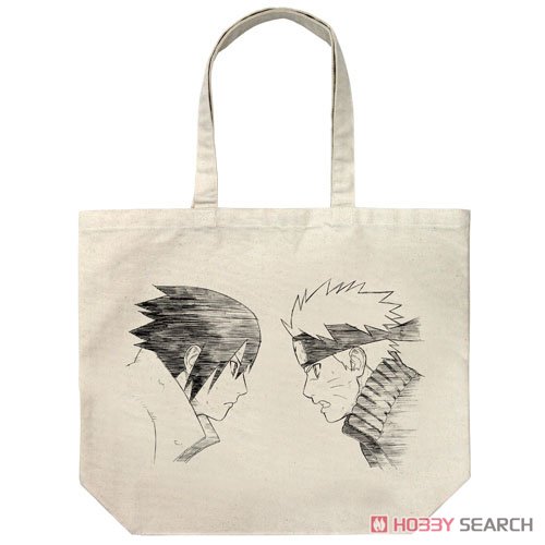 Cospa Naruto:Shippuden Narutio &amp; Sasuke Large Tote Natural (Anime Toy) gambar 2