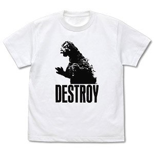 Cospa Godzilla Destroy T-shirt White XL (Anime Toy)