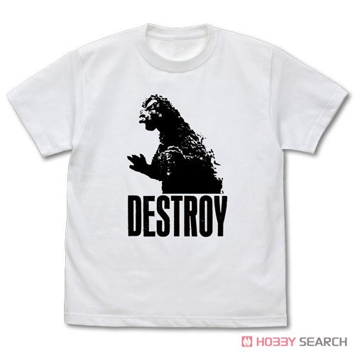 Cospa Godzilla Destroy T-shirt White XL (Anime Toy) imagen 2