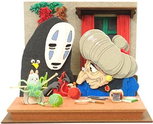 Sankei [Miniatuart] Studio Ghibli Mini : Spirited Away Knitting with Zeniba (Assemble kit) (Railway Related Items)