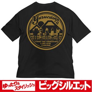 Cospa Laid-Back Camp Big Silhouette T-Shirt Black L Bild 1