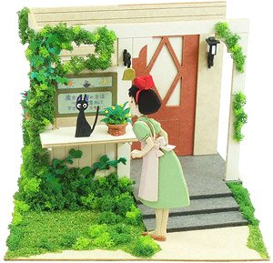 Sankei [Miniatuart] Studio Ghibli Mini : Kiki`s Delivery Service Departure Date (Assemble kit) (Railway Related Items)