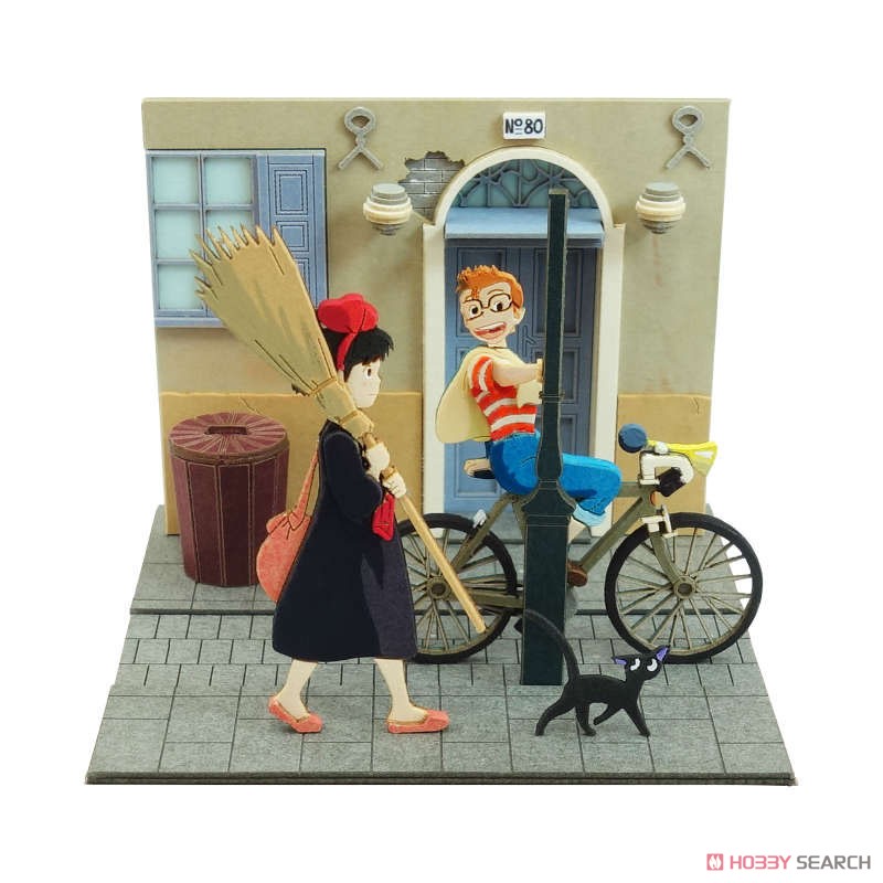 Sankei [Miniatuart] Studio Ghibli Mini : Kiki`s Delivery Service Anxious Witch Girl (Assemble kit) (Railway Related Items) Bild 2