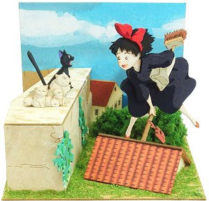 Sankei [Miniatuart] Studio Ghibli Mini : Kiki`s Delivery Service Kiki &amp; Jiji`s Family (Assemble kit) (Railway Related Items)