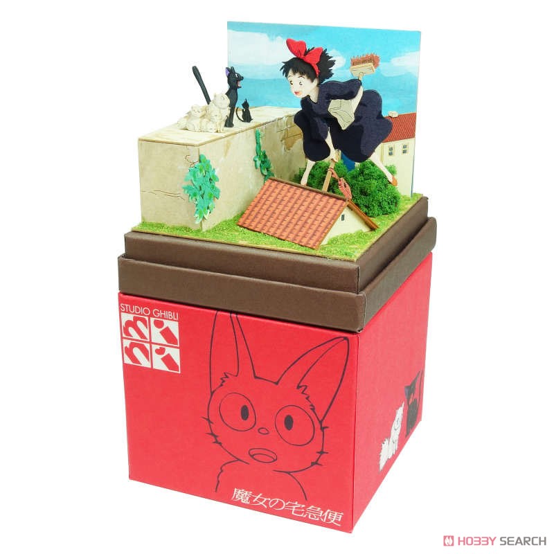 Sankei [Miniatuart] Studio Ghibli Mini : Kiki`s Delivery Service Kiki &amp; Jiji`s Family (Assemble kit) (Railway Related Items) Bild 4