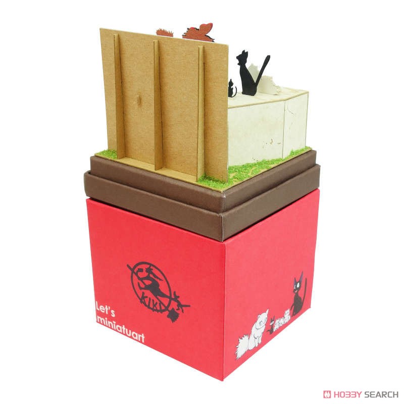 Sankei [Miniatuart] Studio Ghibli Mini : Kiki`s Delivery Service Kiki &amp; Jiji`s Family (Assemble kit) (Railway Related Items) Bild 5