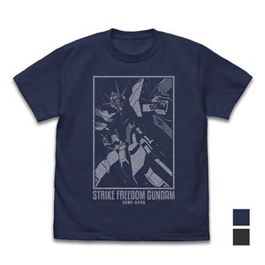 Cospa Mobile Suit Gundam SEED Destiny Strike Freedom Gundam T-Shirt Indigo L