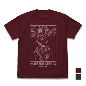 Cospa Mobile Suit Gundam SEED Destiny Infinite Justice Gundam T-Shirt Burgundy L