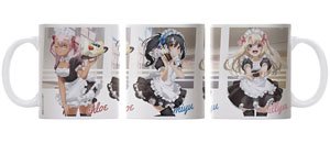 Cospa Fate/kaleid liner Prisma Illya: Oath Under Snow Ilya &amp; Miyu &amp; Chloe Maid Style Full Color Mug Cup (Anime Toy)