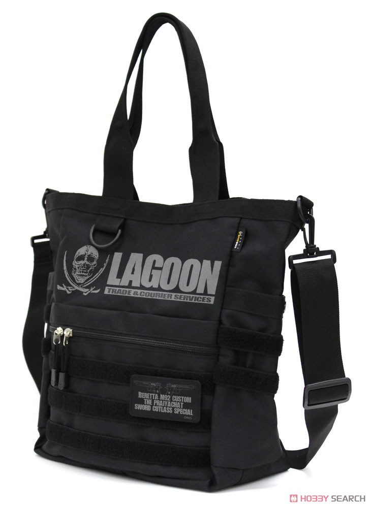 Cospa Black Lagoon The Lagoon Company Functional Tote Bag Black (Anime Toy) gambar 2