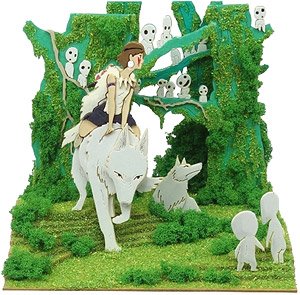 Sankei [Miniatuart] Studio Ghibli Mini : Princess Mononoke Spirit Forest (Assemble kit) (Railway Related Items)
