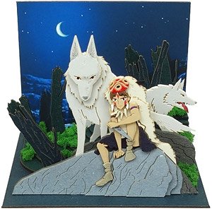 Sankei [Miniatuart] Studio Ghibli Mini : Princess Mononoke Night of Decision (Assemble kit) (Railway Related Items)