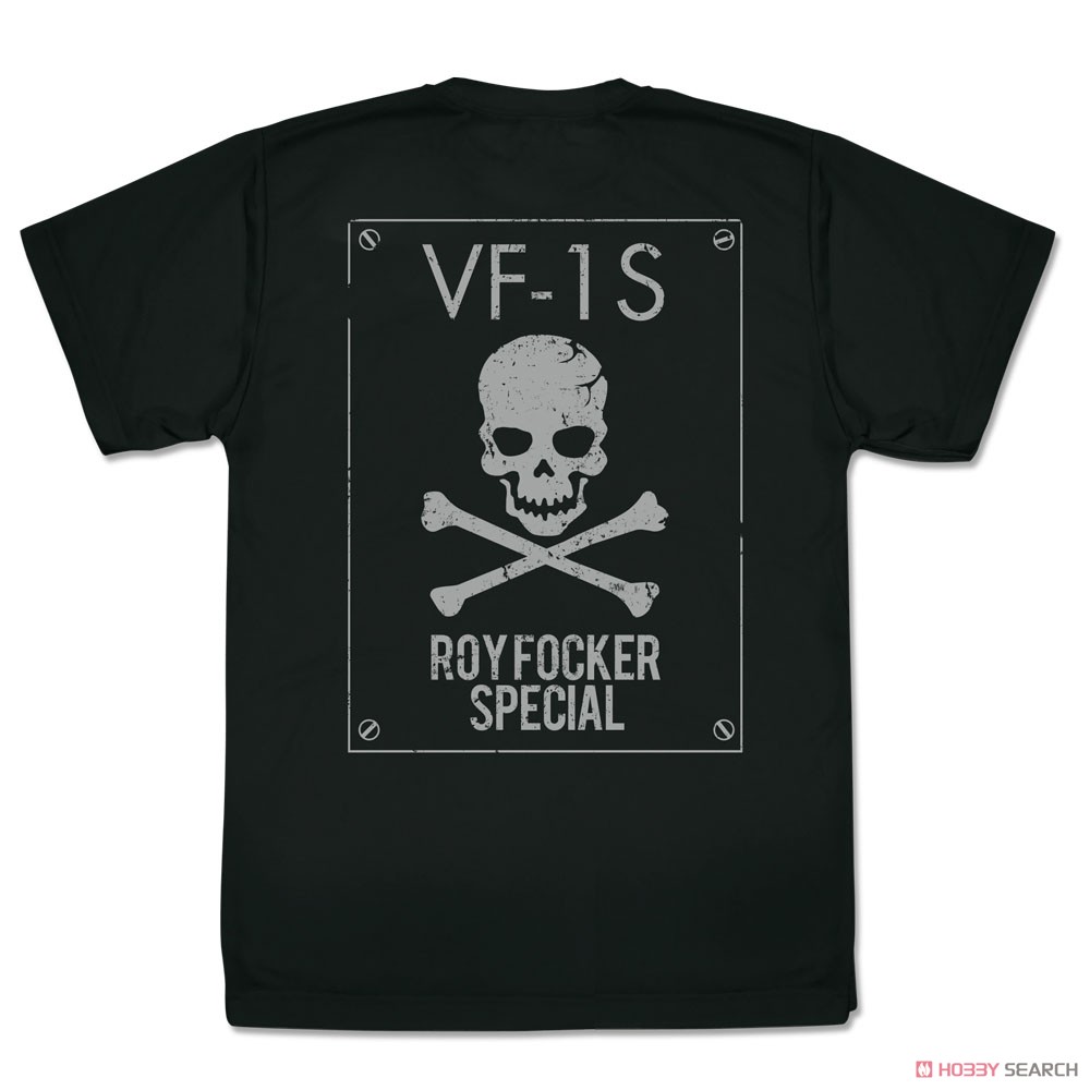 Cospa The Super Dimension Fortress Macross Roy Focker Dry T-Shirt Black XL (Anime Toy) imagen 4