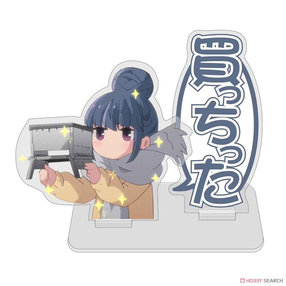 Cospa Laid-Back Camp Rin Shima I Bought it. Words Acrylic Stand รูปภาพ 2